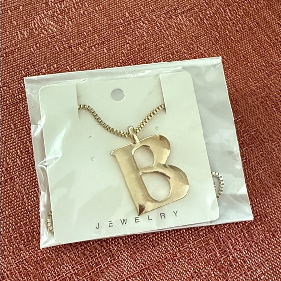 Jewelry - Gold Initial Pendant Necklace
